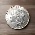 1889 $1 Morgan Silver Dollar BU Beautiful Raw ME0015