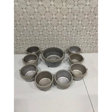 Vintage Service Ideas Country Kettle Pots Oven 8 Mini Kettles MPLS Bean Pot Cast