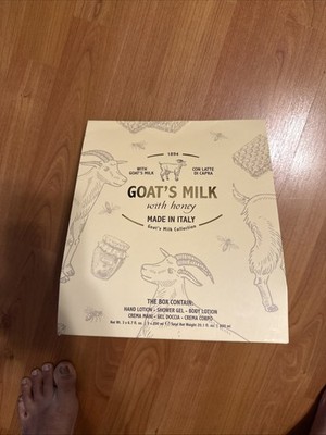 3pc Set Of Goats Milk W/ Honey Shower Gel, Body Lotion & Hand Lotion 200ml Each 