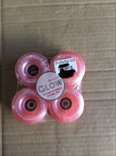 Bont Skates Glow Light Up LED Quad Roller Skate Wheels Pink 62x38MM 83A New