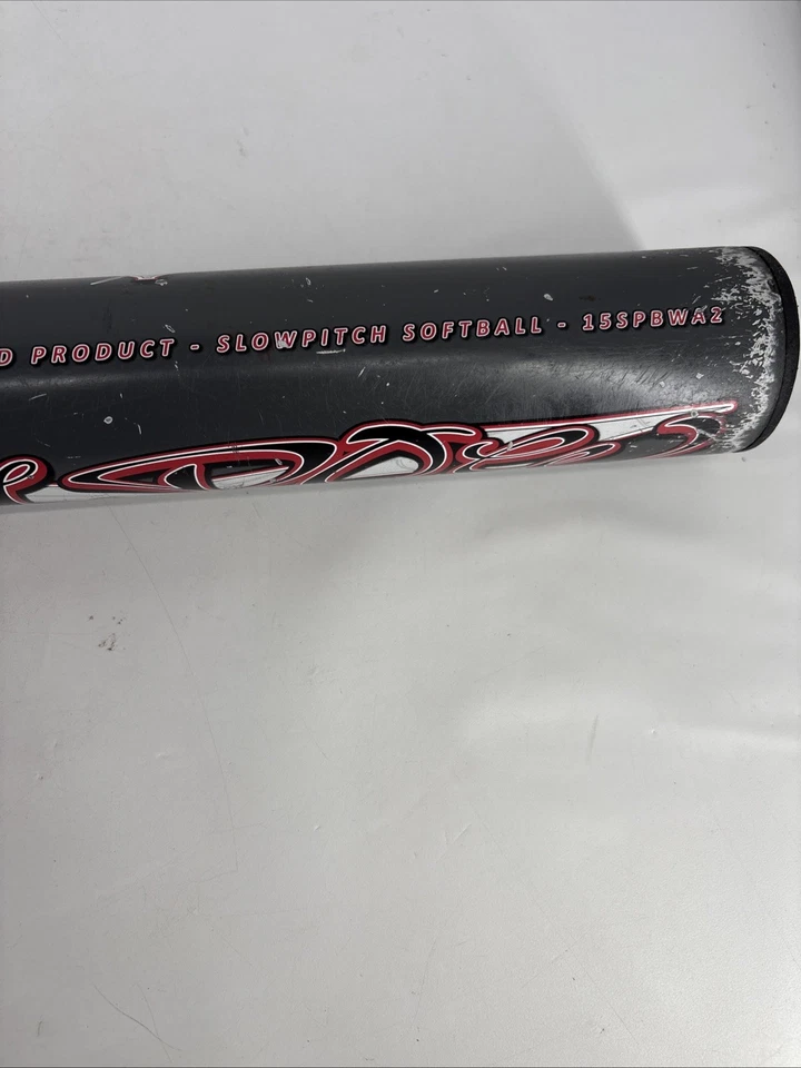 Bate de softbol lanzamiento lento Monsta M1 Black Widow (26) 2 1/4 barriles 15SPBWA2 Foto 2 de 4