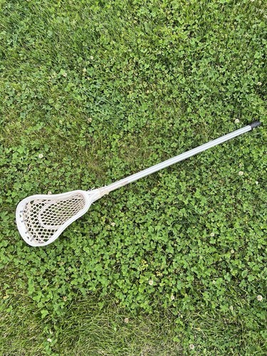 Brine F-10 Powergrip Aluminum Lacrosse Stick White Silver - Afbeelding 8 van 13