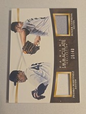 2015 Panini Immaculate Collection - Immaculate Dual Players Roger Clemens, Pedro