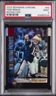 2002 BOWMAN CHROME REFRACTOR #99 TOM BRADY #/500 PSA 9