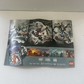 VTG Lego Bionicle Toa Horkdika Vakama 8736 Instructions BOOKLET ONLY Retired
