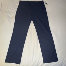 NEW Callaway Pants Men's 36x30 Navy Blue Stretch Opti-Dri Performance Golf