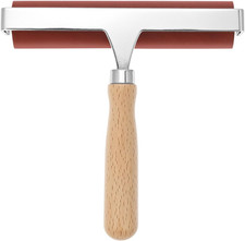 6 Inch Soft Rubber Brayer Roller With Steel Frame For Block Printing Crafts