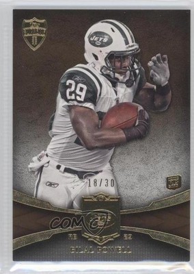 2011 Topps Supreme Sepia 18/30 Bilal Powell #38 Rookie RC 0j6