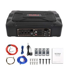 10" Auto Untersitz Aktiv-Subwoofer Verstärker Bassbox Lautsprecher mit Kabelset