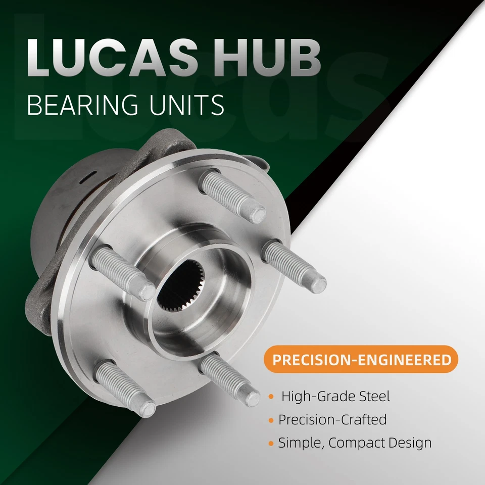 Nuevo cojinete de cubo de rueda delantera izquierda derecha Lucas para Chevrolet Cobalt 2005-2010 Foto 2 de 4