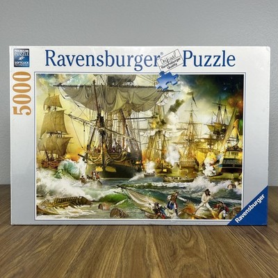 NEW Ravensburger Battle on The High Seas 5000 Piece Puzzle 139699 SEAELD