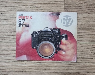 Vintage Asahi Pentax 6x7 System Brochure Catalog