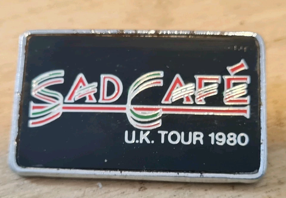 SAD CAFE BADGE UK TOUR 1980 RARE - Image 2 of 4