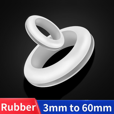 #ad Wiring Grommets Rubber Open Grommet For Cable Hole 3mm 60mm White $180.55