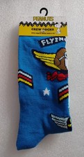 Peanuts Flying Ace Snoopy Crew Socks - Men's Size 6-12