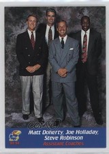 1993-94 Kansas Jayhawks Team Issue Matt Doherty Joe Holladay Roy Williams 0q3