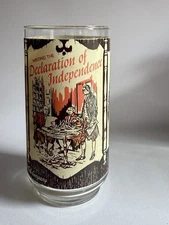 Vintage Coca Cola Spirit Glasses 1776 Heritage Collector Series Minutemen 