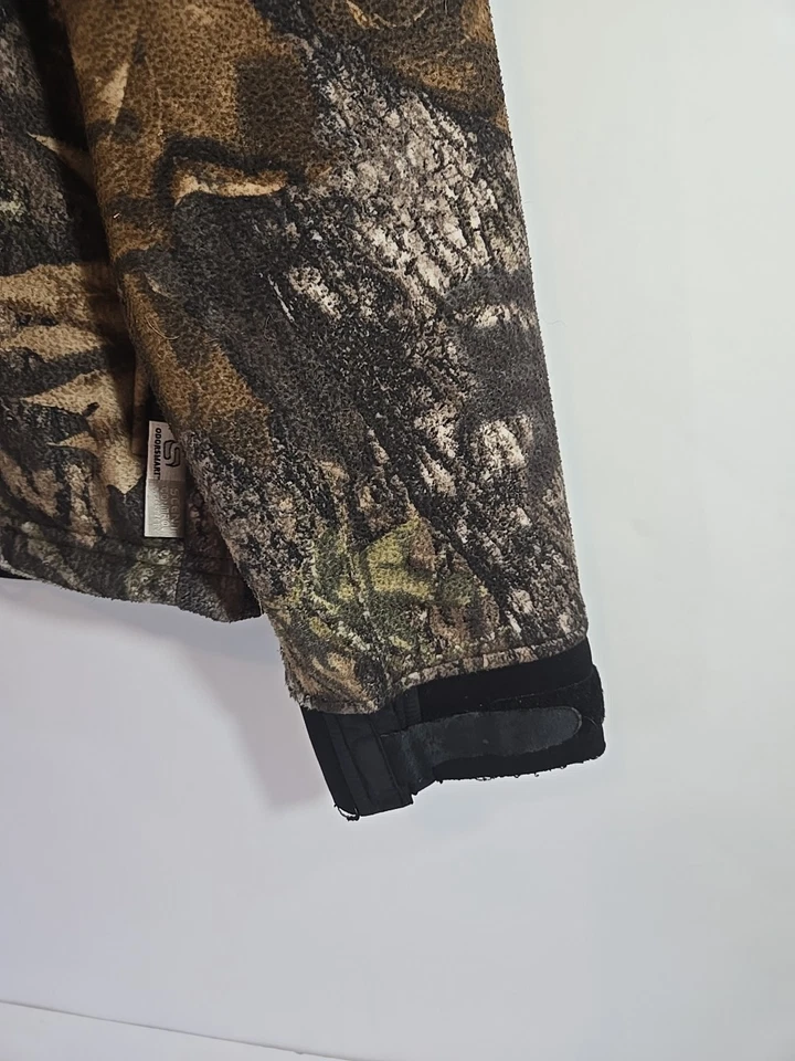 Browning Hells Canyon Zip Up Jacket Odor Smart Real Tree Camo Size Medium - Image 4 of 4