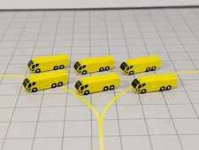 6x Yellow AIRPORT PANTHER FIRE TRUCKS Aircraft GSE Equipment 1:400 Scale Diorama