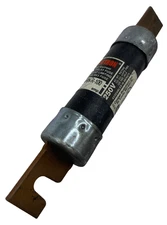 BUSSMANN FUSETRON FRN-R-100 DUAL-ELEMENT TIME DELAY FUSE CLASS RK5 FUSE FRNR100