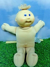 CABBAGE PATCH kid DOLL coleco head   PREEMIE W/TAN TOPNOT