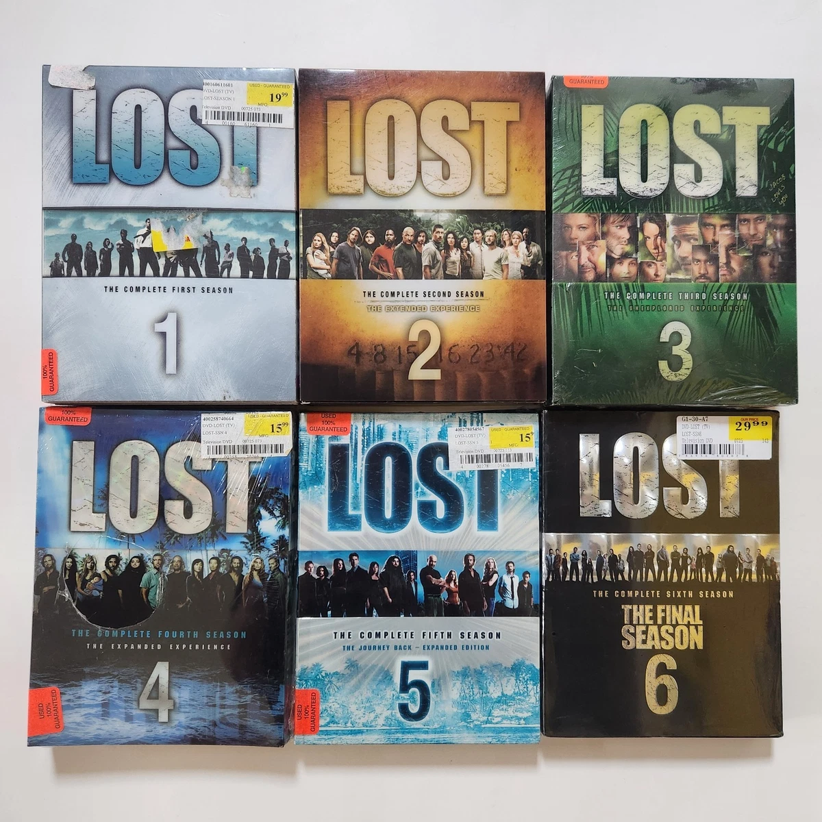 Lost Season 1 6 DVDs & Blu-ray Discs for sale - eBay