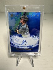 2021 Bowman Inception Patrick Bailey Primordial Prospects Blue Foil Auto /75