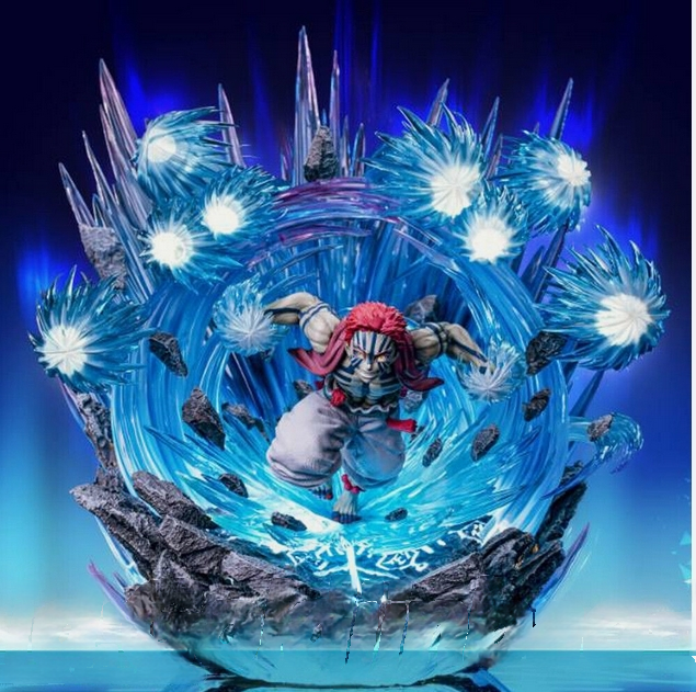 Zodiakos Studio Demon Slayer Akaza Resin Model Painted in stock Copyright 1/6