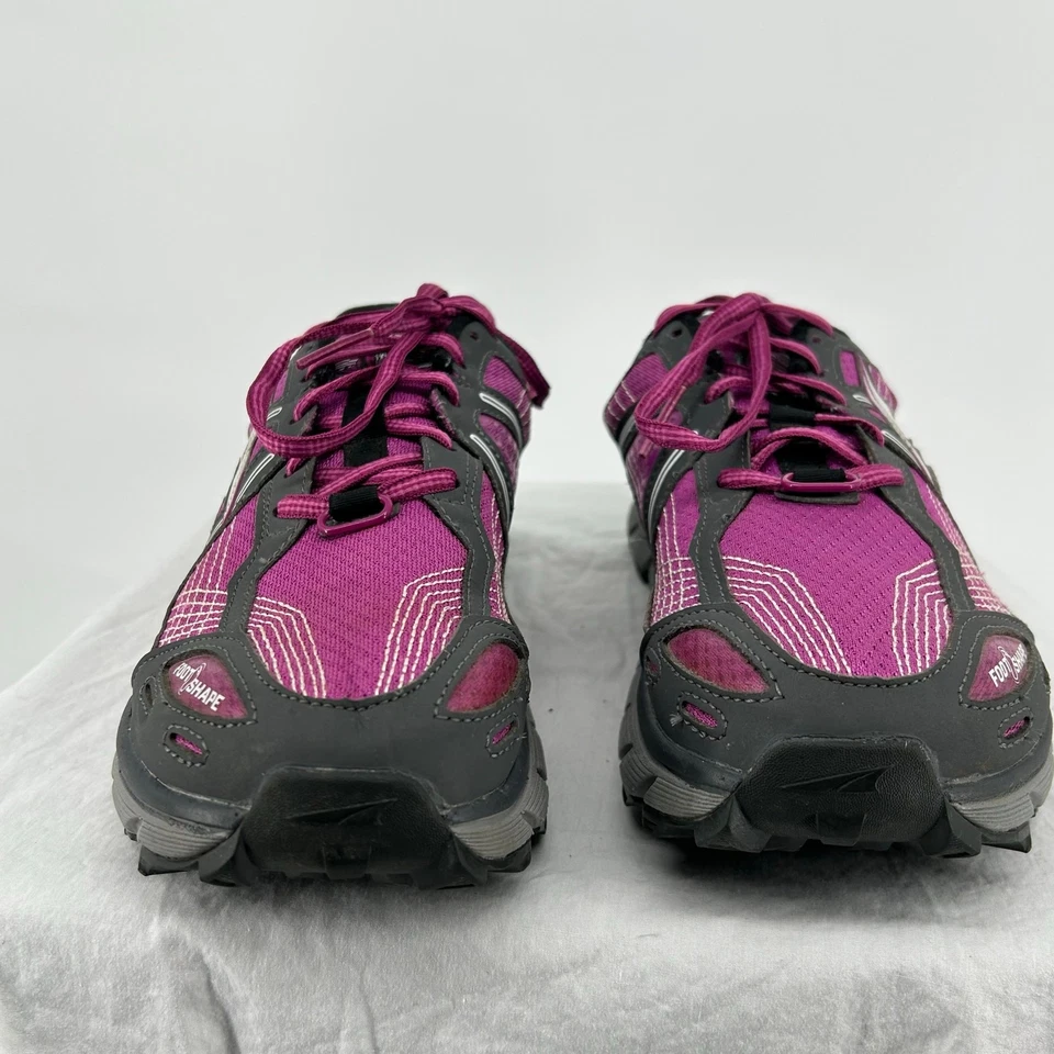 Women's Purple Grey Altra Lone Peak 3.5 Trail Running Shoes Sz 8M AFW1755F-1 - Image 3 of 4