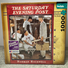 Norman Rockwell - Sat. Evening Post - THE ROOKIE 1000 Piece Jigsaw Puzzle SEALED