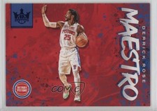 2019-20 Panini Court Kings Maestros Sapphire 13/25 Derrick Rose #28 10yu