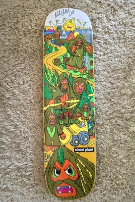 Mike Vallely signiertes Straßenwerk Bigfoot Modern Barnyard Deck 8,375 Zoll