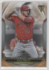 2019 Topps Triple Threads Amber 126/199 Mike Trout #73 00d2