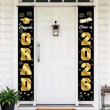 2026 Graduation Decorations, Graduation Door Banner, Graduation Party Supplie...