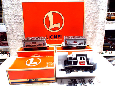 LIONEL 6-11912 LIONEL STEEL SERVICE STATION SWITCHER SET TMCC, O/O27- NIB