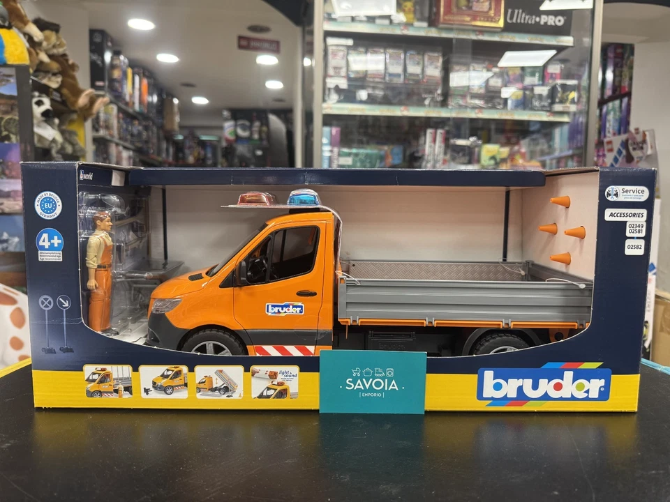 BRUDER 02677 - scala 1:16 - CAMION COMUNALE LAVORI STRADALI - NUOVO - SIGILLATO - Immagine 2 di 4