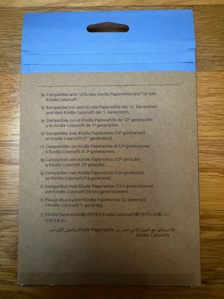 All-New, Clear back case for Kindle Paperwhite (2024), Kindle Colorsoft Fabric - Image 3 of 4