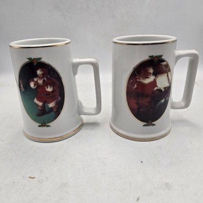 Coca Cola Santa Coffee Mug Good Boys  Girls White When Friends Drop In Lot 2