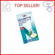 Nicorette 4 mg Nicotine Gum to Help Quit Smoking with Behavioral Support Program