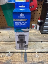 Brushed Nickel Pop Up Sink Drain For Overflow Sinks
