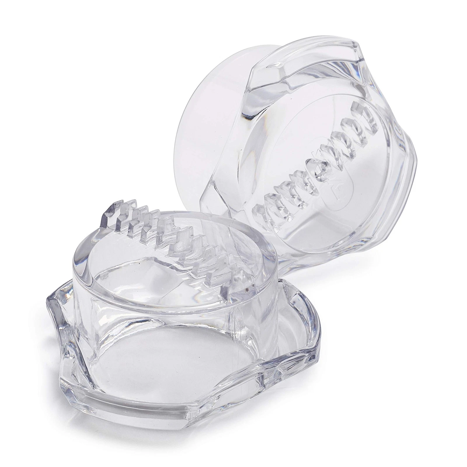 Clear Garlic Root Mincer E960011U Kitchen Tool for Garlic Ginger Herbs