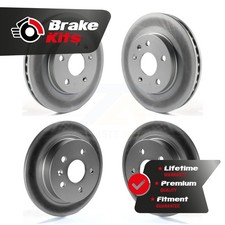 Front Rear Coated Disc Brake Rotors Kit For 2013-2015 Chevrolet Malibu