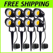 Waterproof Outdoor Garden Lights - 12V AC/DC 8-Pack