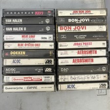 Lot Of 20 Heavy Metal/Hard rock Cassettes. Dio/Judas Priest/ACDC/Van Halen,Floyd