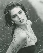 8x10 CINDY CRAWFORD GLOSSY PHOTO photograph picture print hot sexy cute #38