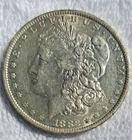 1882-O $1 Morgan Silver Dollar Circulated Business, 0.9 Fineness Uncertified