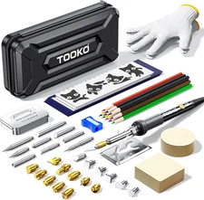 96Pcs Wood Burning Kit, Professional Wood Burner Pen Tool, Creative Tool Set Adj