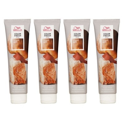 Wella Color Fresh Mask 4 x 150 ml Tönungsmaske Farbmaske Caramel Glaze Set