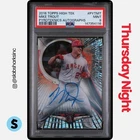 2018 TOPPS HIGH TEK #PYTMT MIKE TROUT PYROTEKNICS AUTOGRAPHS /20 PSA 9