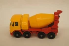 MATCHBOX LESNEY #21 Foden Concrete Truck Red/Orange 1960s ENGLAND